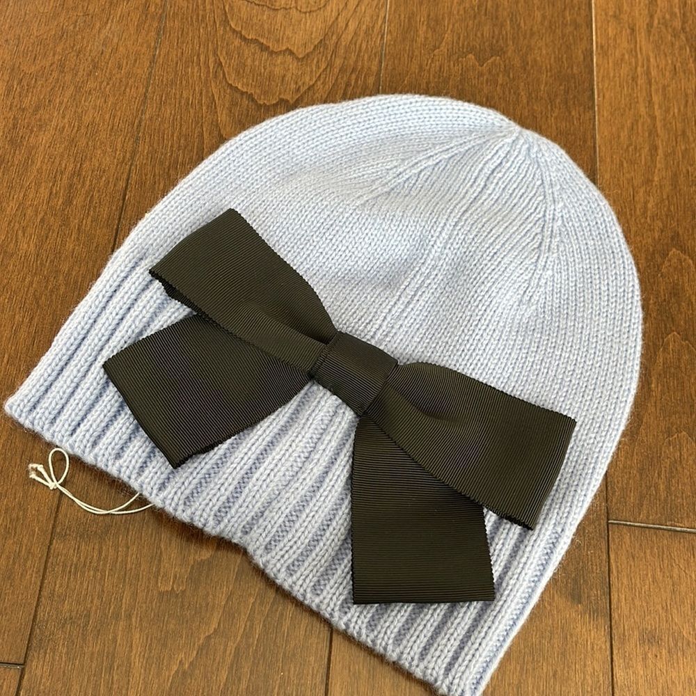 Kate Spade New York Grosgrain Bow Beanie - Picture 2 of 3